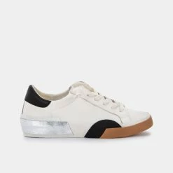 DOLCEVITA ZINA SNEAKERS WHITE BLACK LEATHER