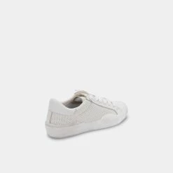 DOLCEVITA ZINA SNEAKERS WHITE PERFORATED LEATHER