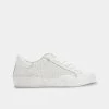 DOLCEVITA ZINA SNEAKERS WHITE PERFORATED LEATHER