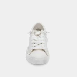 DOLCEVITA ZINA SNEAKERS WHITE PERFORATED LEATHER