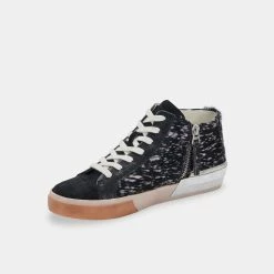 Recurate RESALE ZOEL SNEAKERS BLACK SPOTTED CALF HAIR Re:vita