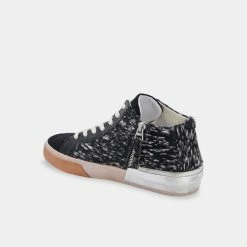 Recurate RESALE ZOEL SNEAKERS BLACK SPOTTED CALF HAIR Re:vita