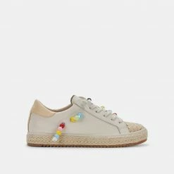 DOLCEVITA ZOE PRIDE SNEAKERS IVORY LEATHER