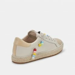 DOLCEVITA ZOE PRIDE SNEAKERS IVORY LEATHER