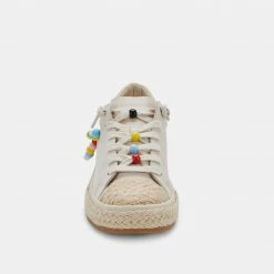 DOLCEVITA ZOE PRIDE SNEAKERS IVORY LEATHER