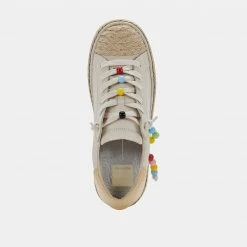 DOLCEVITA ZOE PRIDE SNEAKERS IVORY LEATHER