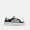DOLCEVITA LEDGER SNEAKERS BLACK LEATHER