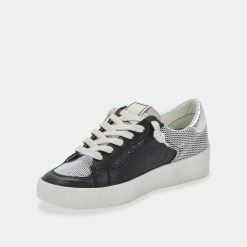 DOLCEVITA LEDGER SNEAKERS BLACK LEATHER