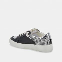 DOLCEVITA LEDGER SNEAKERS BLACK LEATHER