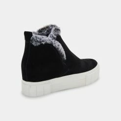 DOLCEVITA ZALI SNEAKERS BLACK SUEDE