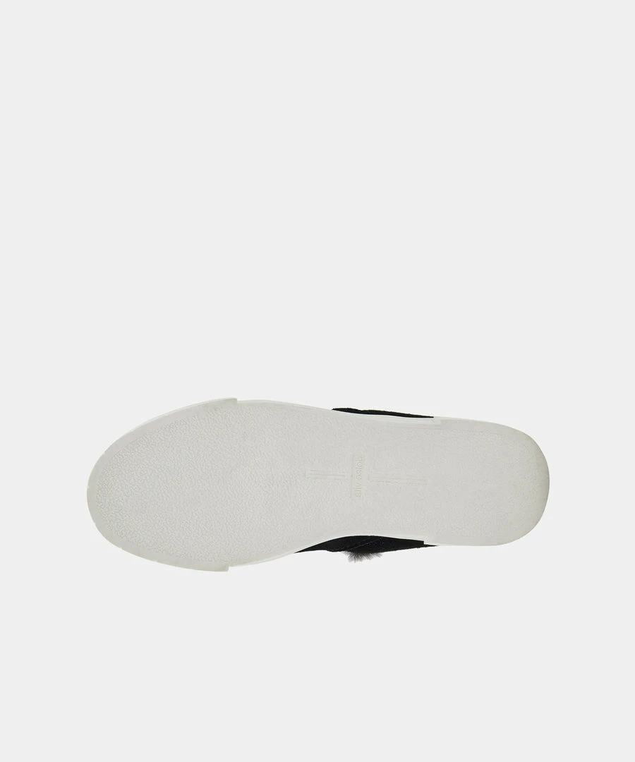 Recurate ZALI SNEAKERS BLACK SUEDE Re:vita