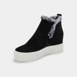DOLCEVITA ZALI SNEAKERS BLACK SUEDE