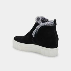 DOLCEVITA ZALI SNEAKERS BLACK SUEDE