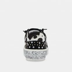 DOLCEVITA ZINA STUD SNEAKERS BLACK LEATHER