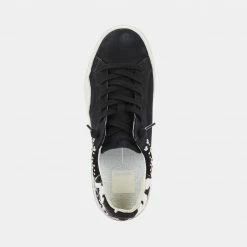 DOLCEVITA ZINA STUD SNEAKERS BLACK LEATHER