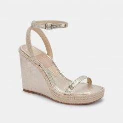 DOLCEVITA AURORA HEELS LIGHT GOLD METALLIC STELLA