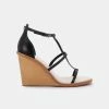 DOLCEVITA JEANA WEDGES BLACK LEATHER