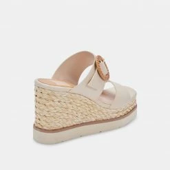DOLCEVITA LAURYN WEDGES CREAM STELLA SANDALS