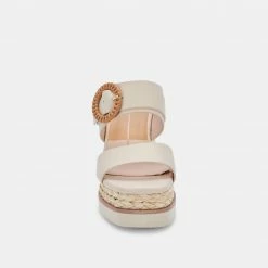 DOLCEVITA LAURYN WEDGES CREAM STELLA SANDALS