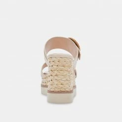 DOLCEVITA LAURYN WEDGES CREAM STELLA SANDALS
