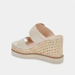 DOLCEVITA LAURYN WEDGES CREAM STELLA SANDALS