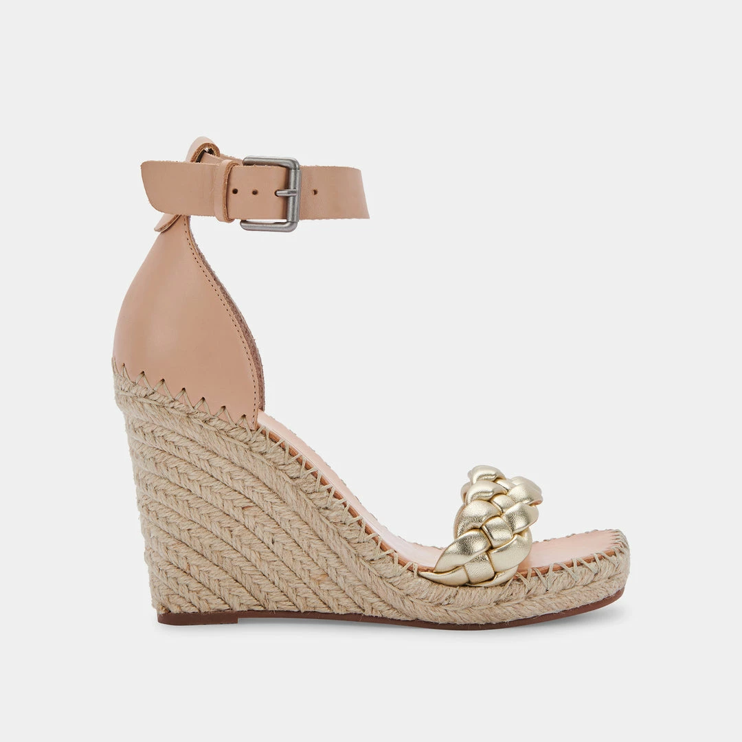 DOLCEVITA NILTON HEELS GOLD MULTI LEATHER SANDALS