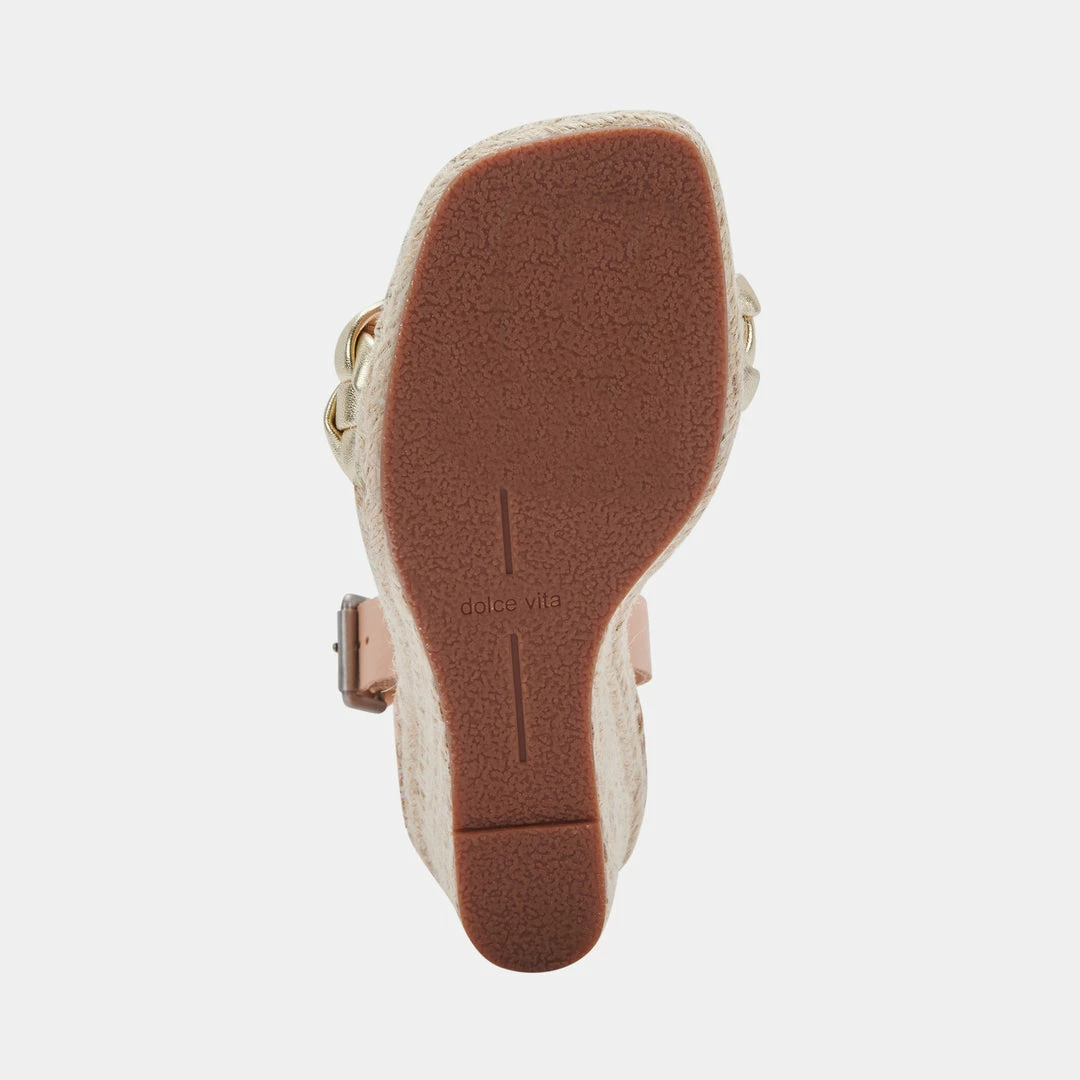 DOLCEVITA NILTON HEELS GOLD MULTI LEATHER SANDALS