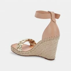 DOLCEVITA NILTON HEELS GOLD MULTI LEATHER SANDALS