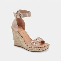 DOLCEVITA NILTON HEELS ROSE GOLD STELLA SANDALS