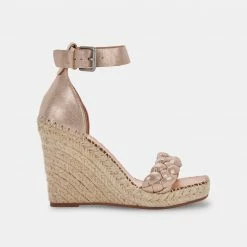 DOLCEVITA NILTON HEELS ROSE GOLD STELLA SANDALS