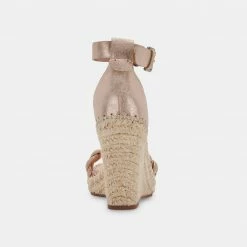 DOLCEVITA NILTON HEELS ROSE GOLD STELLA SANDALS