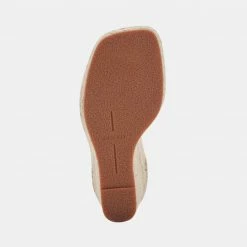 DOLCEVITA NILTON HEELS WHITE LEATHER SANDALS