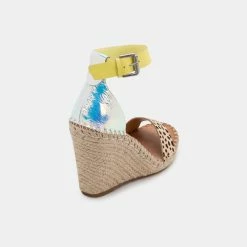 DOLCEVITA NOOR WIDE WEDGES LEOPARD MULTI CALF HAIR WIDE SIZING