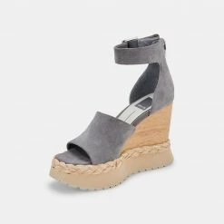 DOLCEVITA PARLE HEELS DARK GREY SUEDE