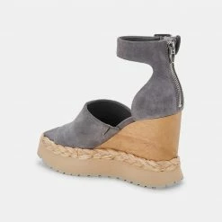 DOLCEVITA PARLE HEELS DARK GREY SUEDE