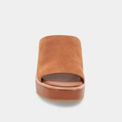 DOLCEVITA SANDALS FRETA WEDGES DK BROWN SUEDE