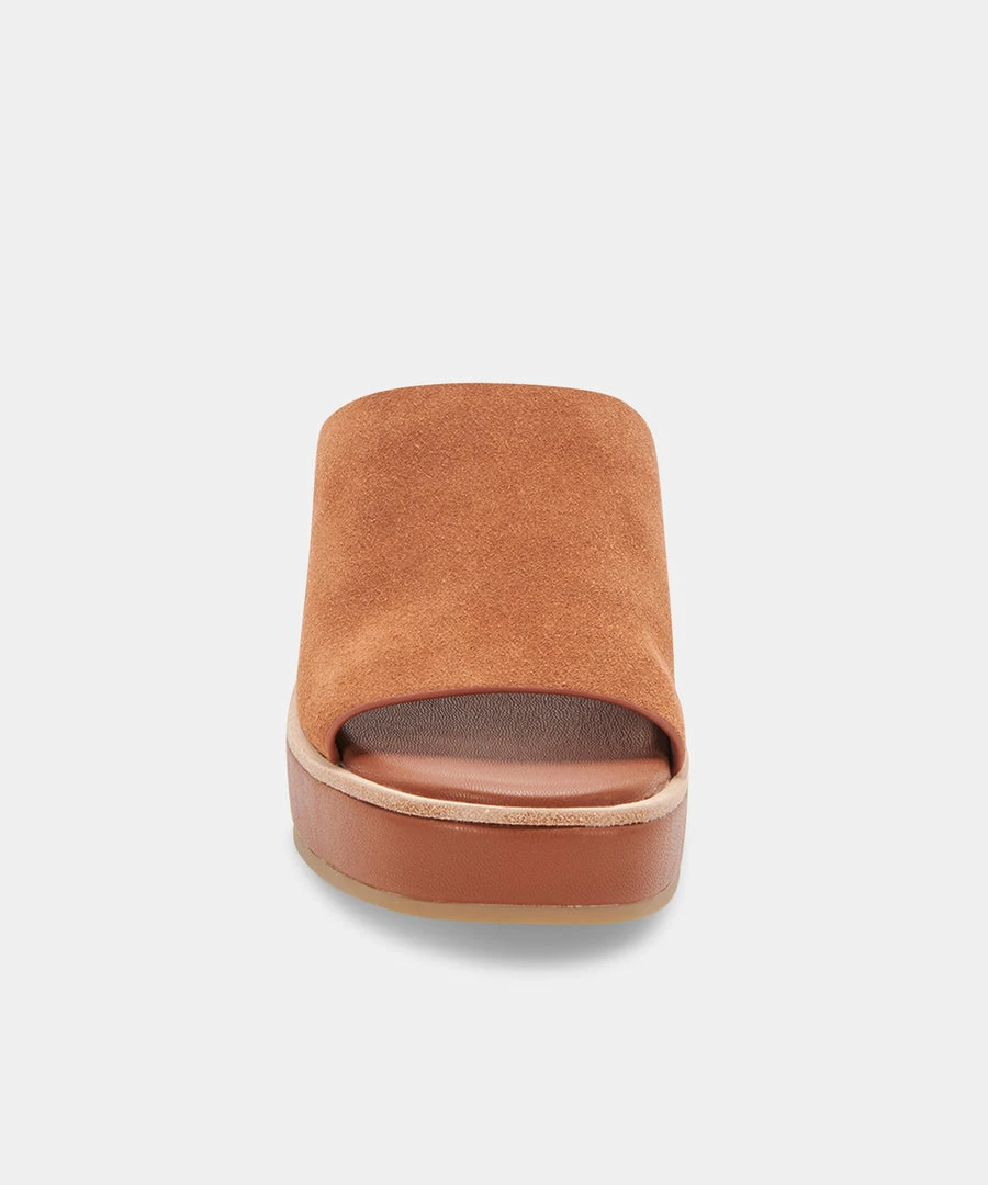 DOLCEVITA SANDALS FRETA WEDGES DK BROWN SUEDE