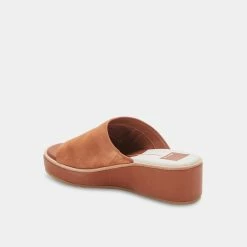 DOLCEVITA SANDALS FRETA WEDGES DK BROWN SUEDE