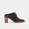 DOLCEVITA SALE SERLA WIDE MULES ANTHRACITE SUEDE