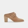 DOLCEVITA SERLA MULES TRUFFLE SUEDE