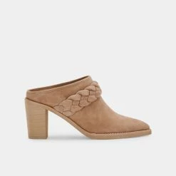 DOLCEVITA SERLA MULES TRUFFLE SUEDE