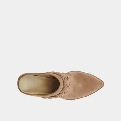 DOLCEVITA SERLA MULES TRUFFLE SUEDE