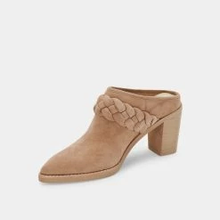 DOLCEVITA SERLA MULES TRUFFLE SUEDE