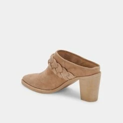 DOLCEVITA SERLA MULES TRUFFLE SUEDE
