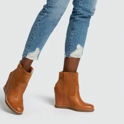 Recurate PAVLOS BOOTIES COGNAC Re:vita RESALE