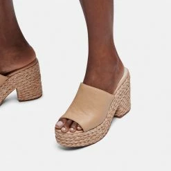 DOLCEVITA ELORA HEELS BLUSH LEATHER