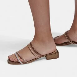 DOLCEVITA HAIZE SANDALS METALLIC MULTI STELLA SUEDE