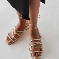 DOLCEVITA HAYLEY SANDALS GOLD METALLIC STELLA