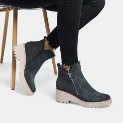 Recurate HOLLYN BOOTIES ANTHRACITE SUEDE - Re:vita