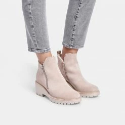 DOLCEVITA HOLLYN BOOTIES NATURAL SUEDE